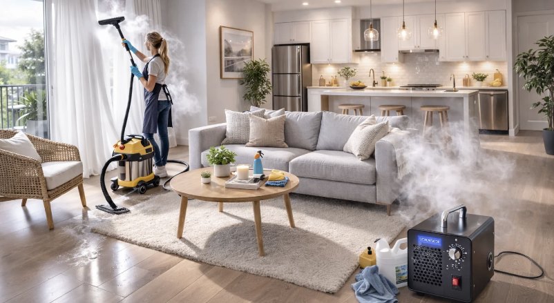 Traitement des odeurs par nébulisation et ozone dans un logement à Limoges